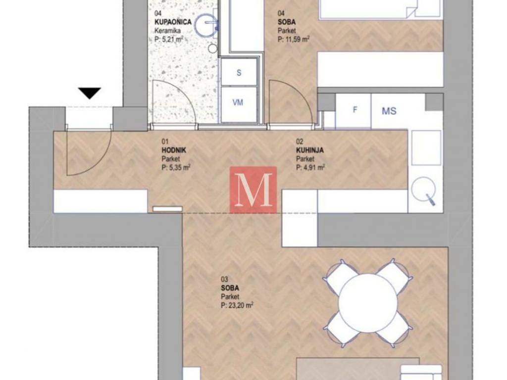 Stan u zgradi, Prodaja, Zagreb, Črnomerec