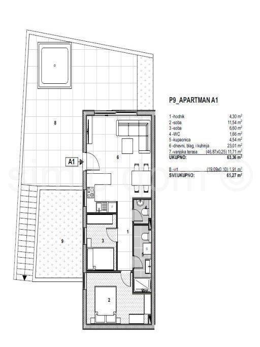 Apartman na moru, Prodaja, Trogir - Okolica, Arbanija