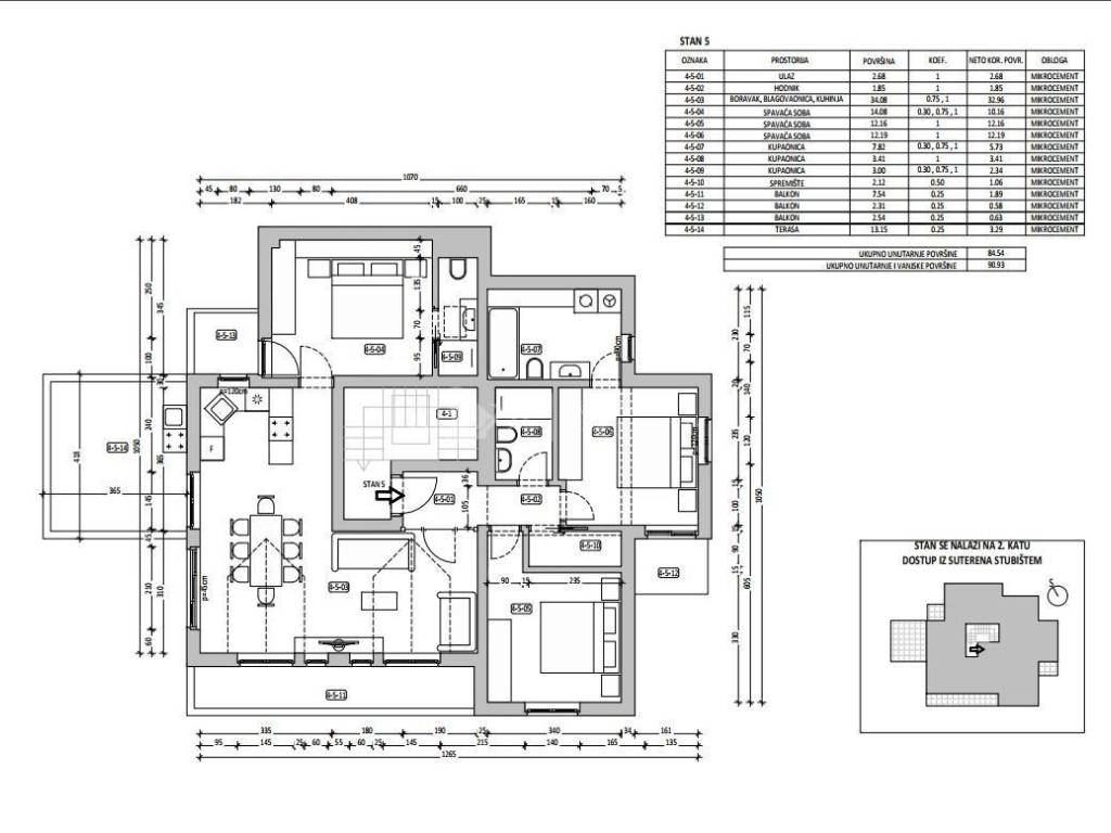 Stan u novogradnji, Prodaja, Župa dubrovačka, Mlini