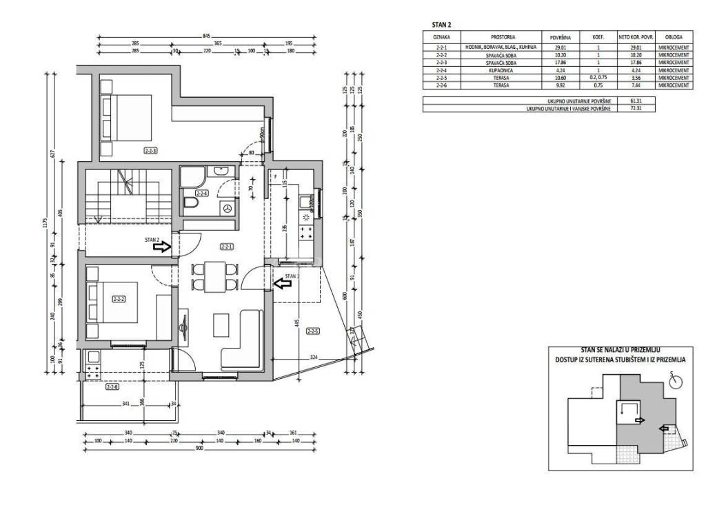 Stan u novogradnji, Prodaja, Župa dubrovačka, Mlini