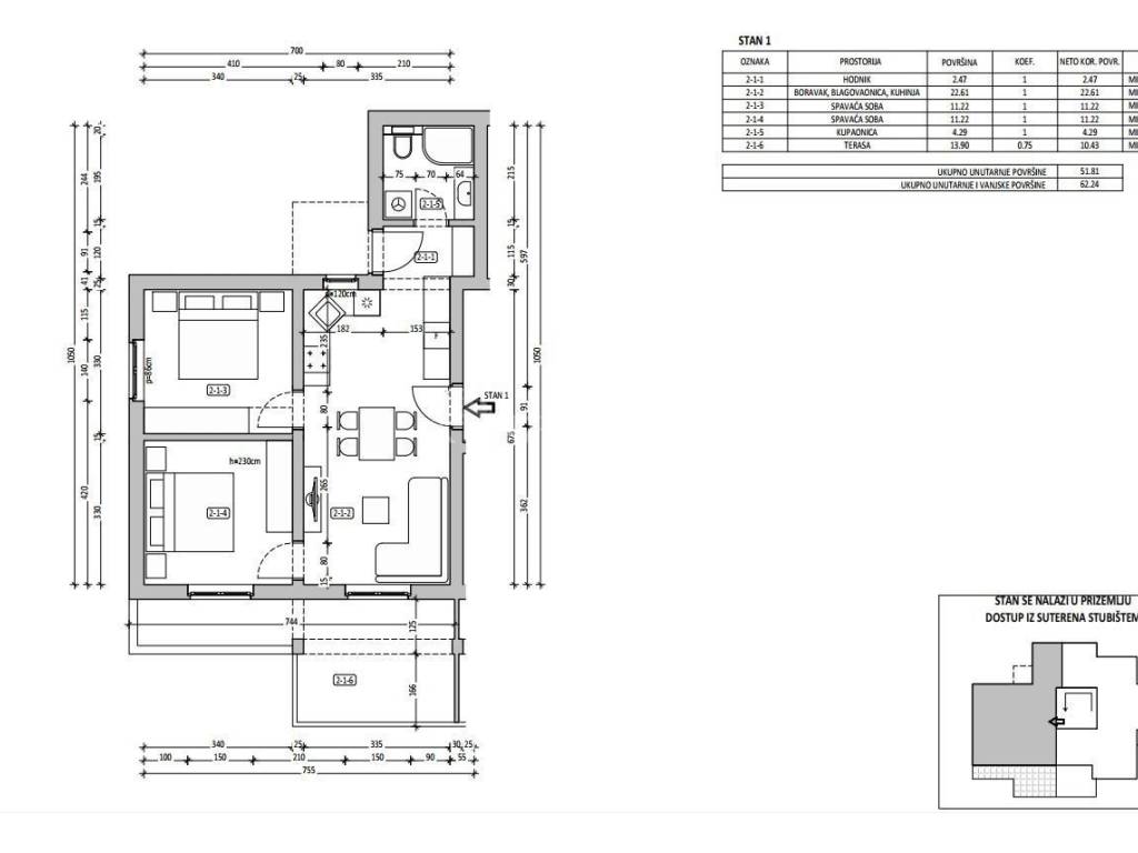 Stan u novogradnji, Prodaja, Župa dubrovačka, Mlini