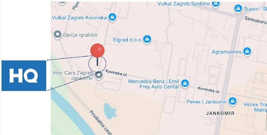 Zagreb, zakup ureda Stenjevec - lokacija