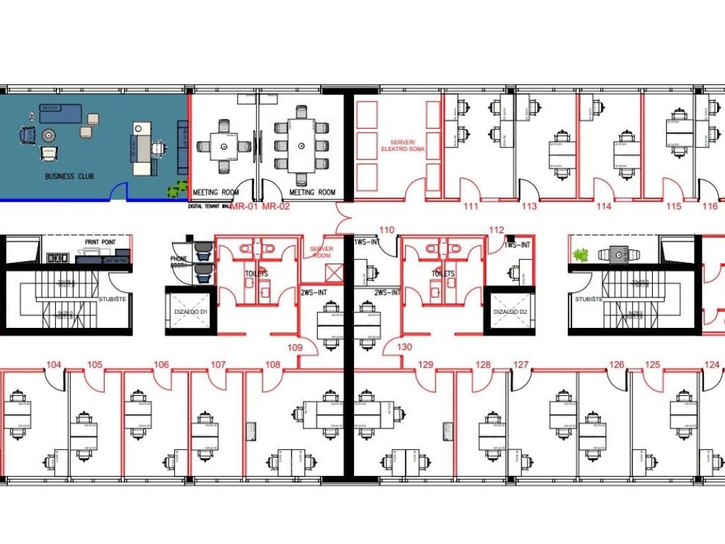 Zagreb, zakup ureda Stenjevec - tlocrt prizemlja