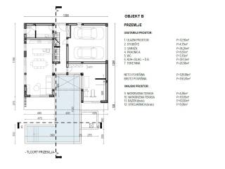 Primosten, gradjevinsko zemljiste - Primosten Burnji - tlocrt 3