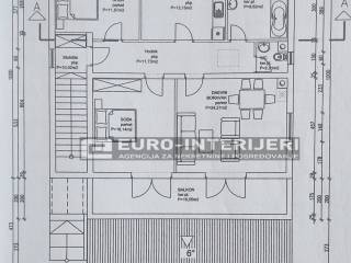 Zagreb, prodaja kuca Podsused - Vrapce - tlocrt kuce 1