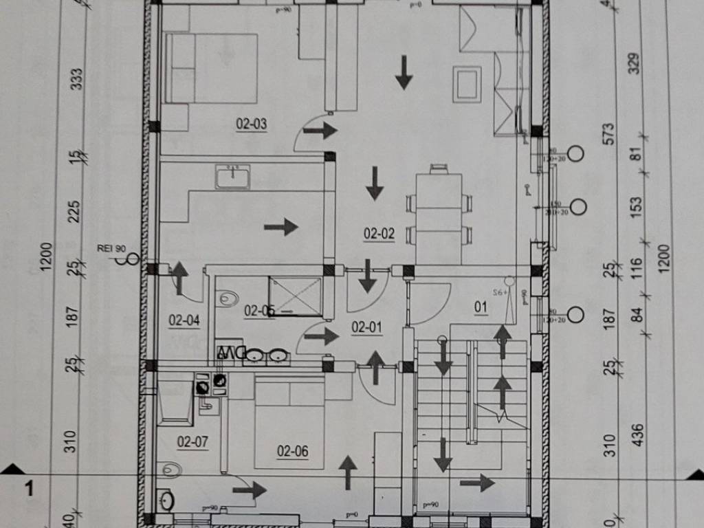 Zagreb, gradjevinsko zemljiste s projektom Tresnjevka - sjever - Rudes tlocrt 2