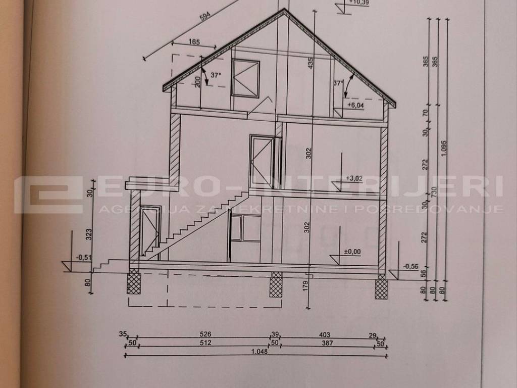 Zagreb, prodaja kuca Donja Dubrava - skica kuce
