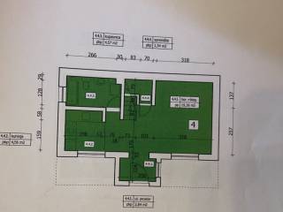 Zagreb, prodaja kuca Trnje - tlocrt kat