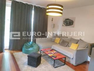 Zagreb, Crnomerec urbana vila s tri stana - dnevna soba