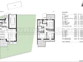 Zagreb, Podsused - Vrapce prodaja kuca u nizu - tlocrt J3 