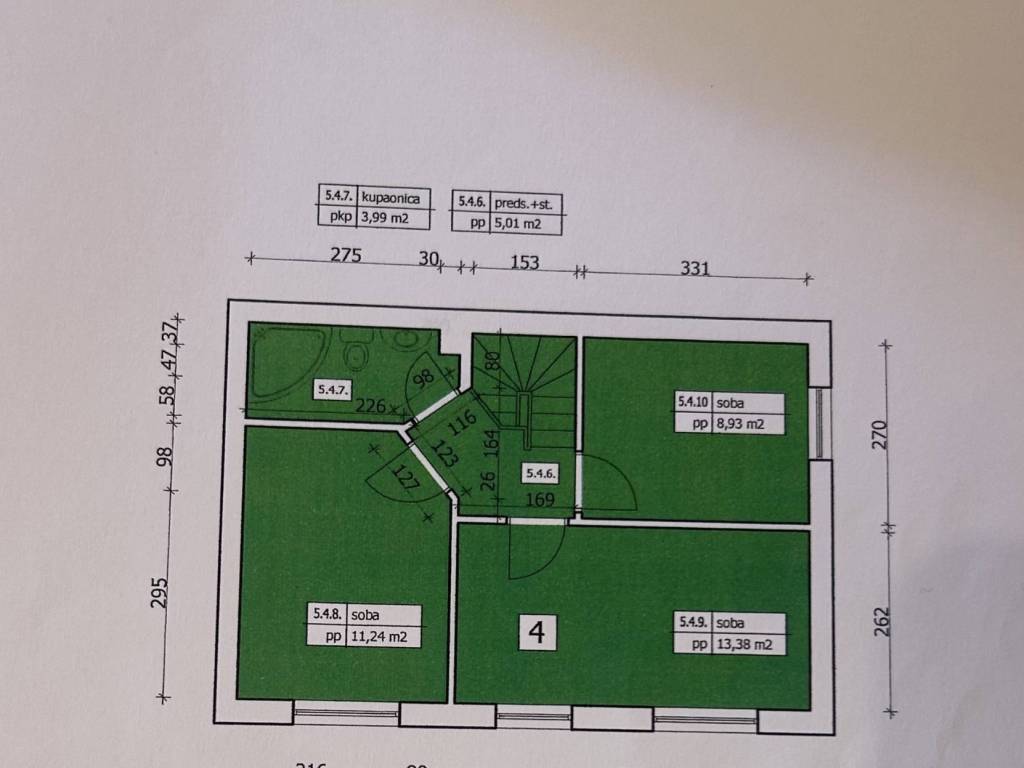 Zagreb, prodaja kuca Trnje - tlocrt prizemlje