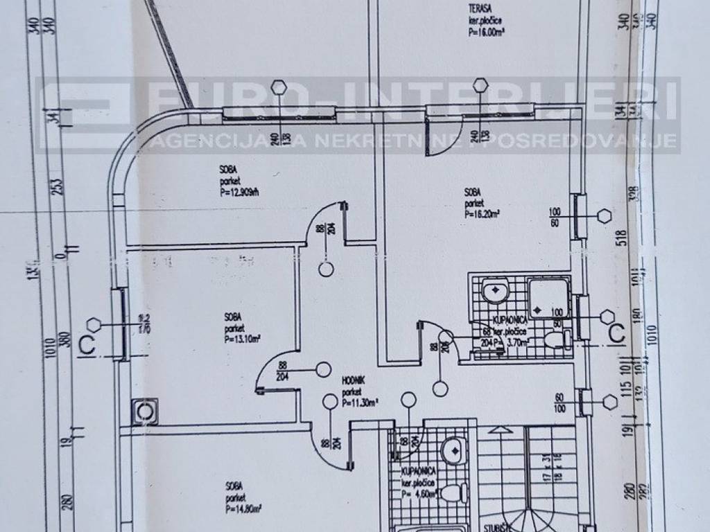 Samobor prodaja kuca -  Vrhovcak tlocrt kuce 1 kat