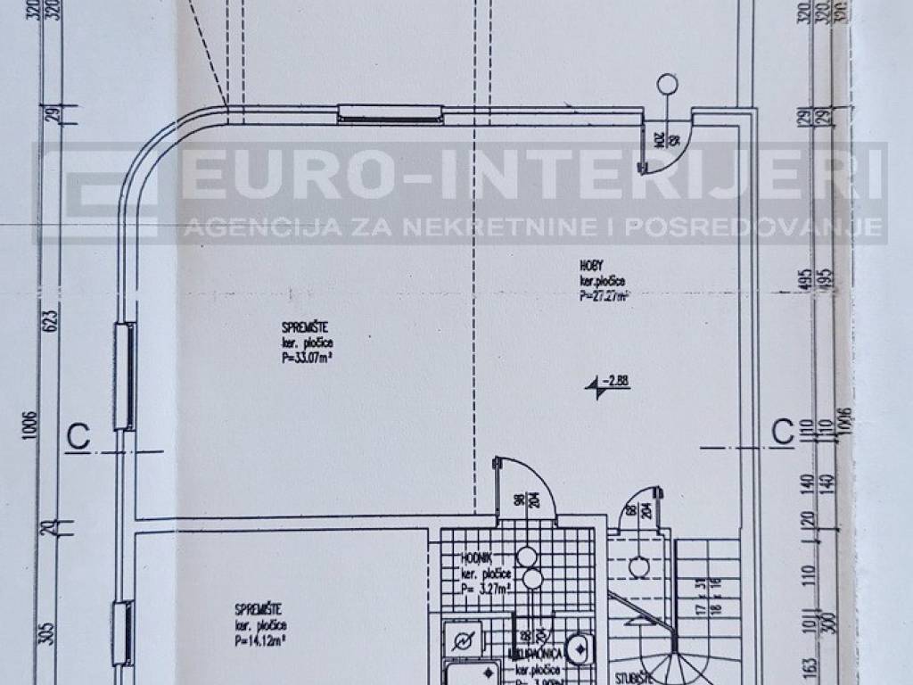 Samobor prodaja kuca -  Vrhovcak tlocrt kuce 2 kat