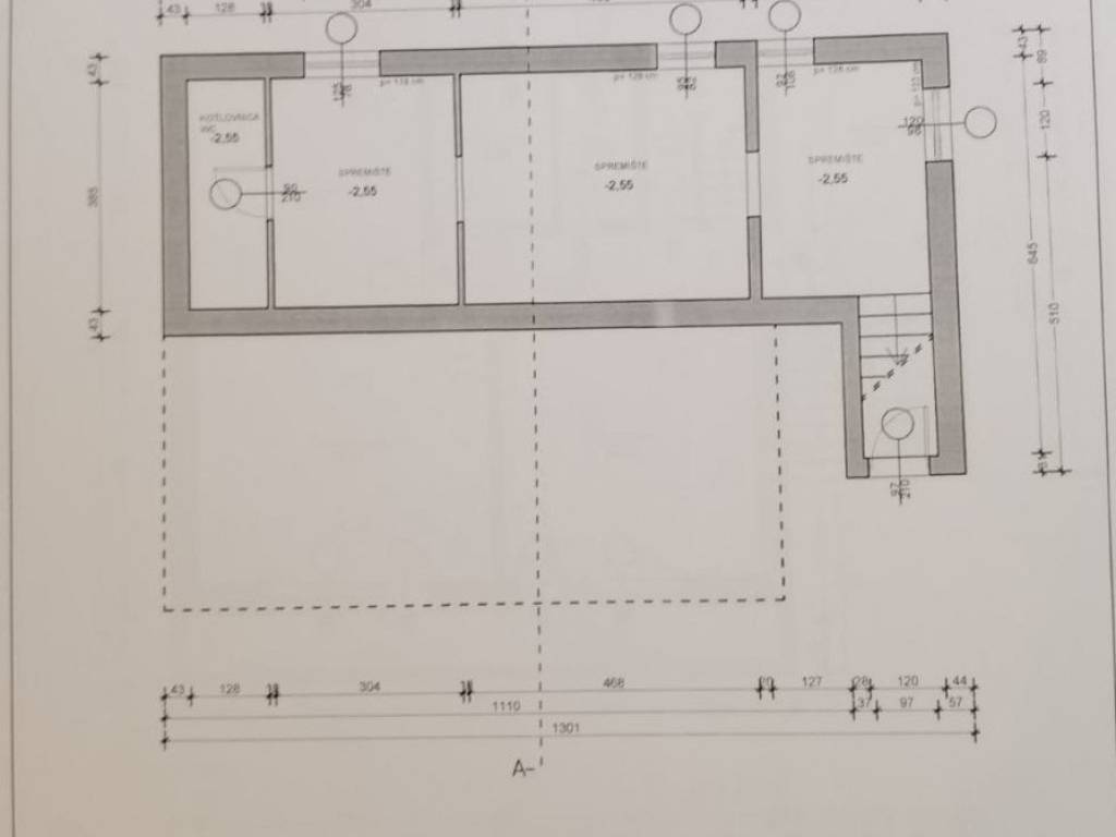 Jakovlje, prodaja kuca - uredna obiteljska kuca tlocrt podrum