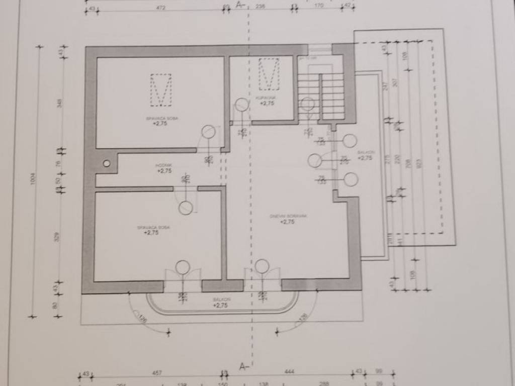 Jakovlje, prodaja kuca - uredna obiteljska kuca tlocrt kuce 2
