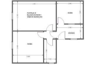 Zagreb, prodaja kuca Malesnica - tlocrt kuce