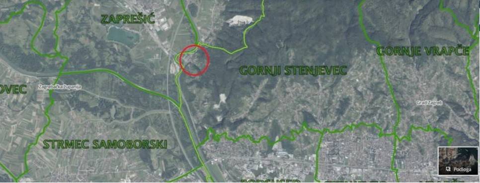 Prodaja gradjevinsko zemljiste Podsused s kucom i gospodarskim objektima povrsine 1336 m2