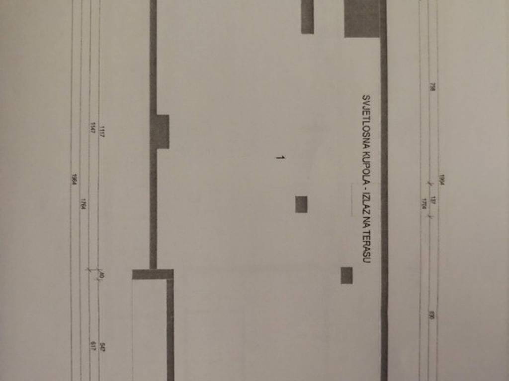PRODAJA STANOVA ZAGREB - STENJEVEC EKSKLUZIVAN PENTHOUSE TLOCRT SPREMISTA