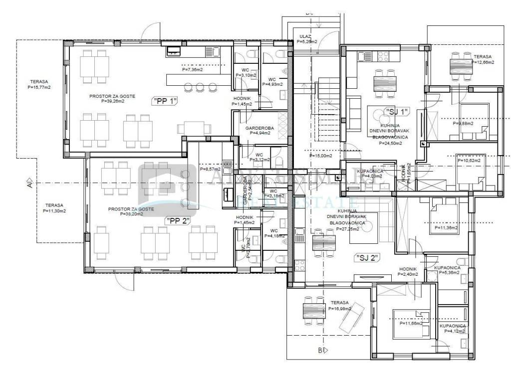 Stan u novogradnji, Prodaja, Vodice, Srima