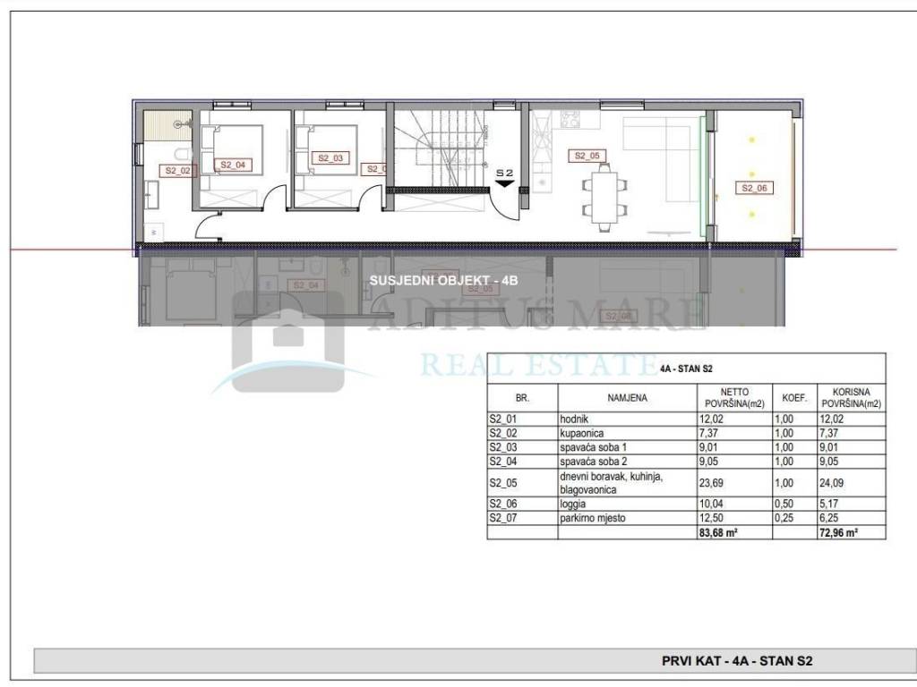 Stan u novogradnji, Prodaja, Šibenik - Okolica, Žaborić