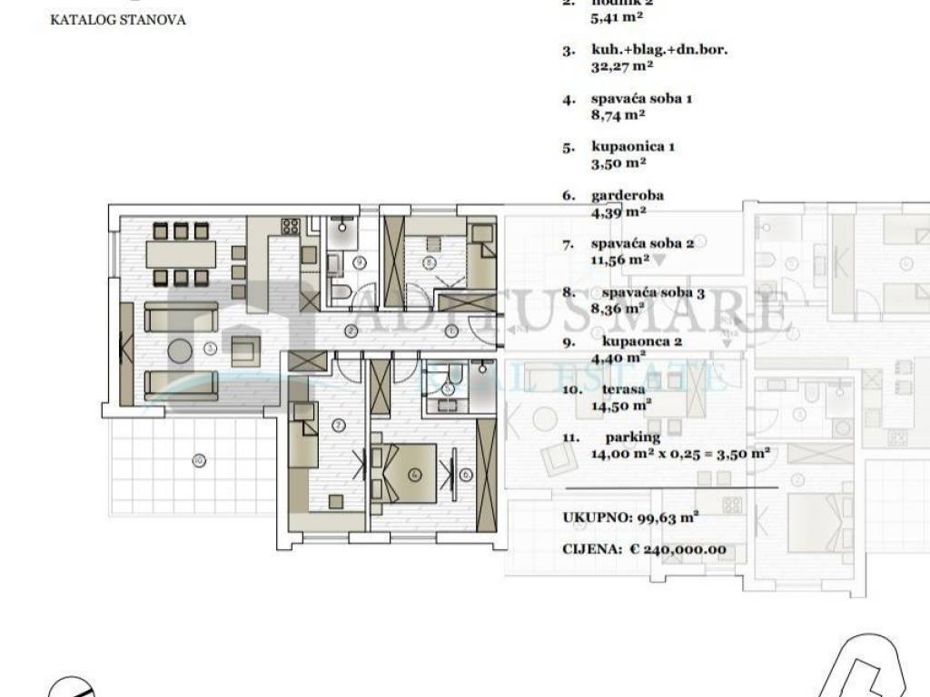 Stan u novogradnji, Prodaja, Vodice, Vodice