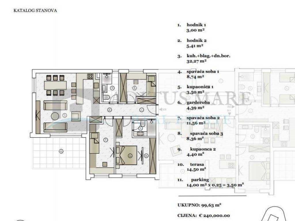 Stan u novogradnji, Prodaja, Vodice, Vodice