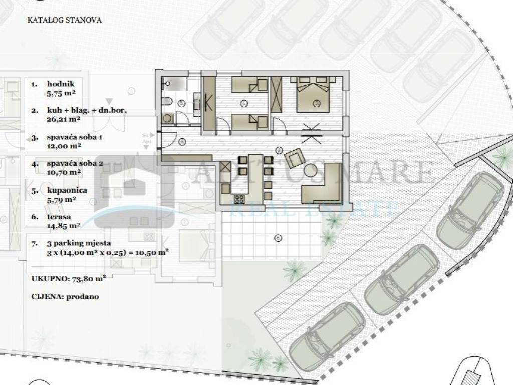 Stan u novogradnji, Prodaja, Vodice, Vodice