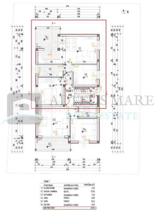Stan u novogradnji, Prodaja, Šibenik - Okolica, Grebaštica