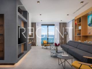 Villa Bura, dnevni boravak i kuhinja