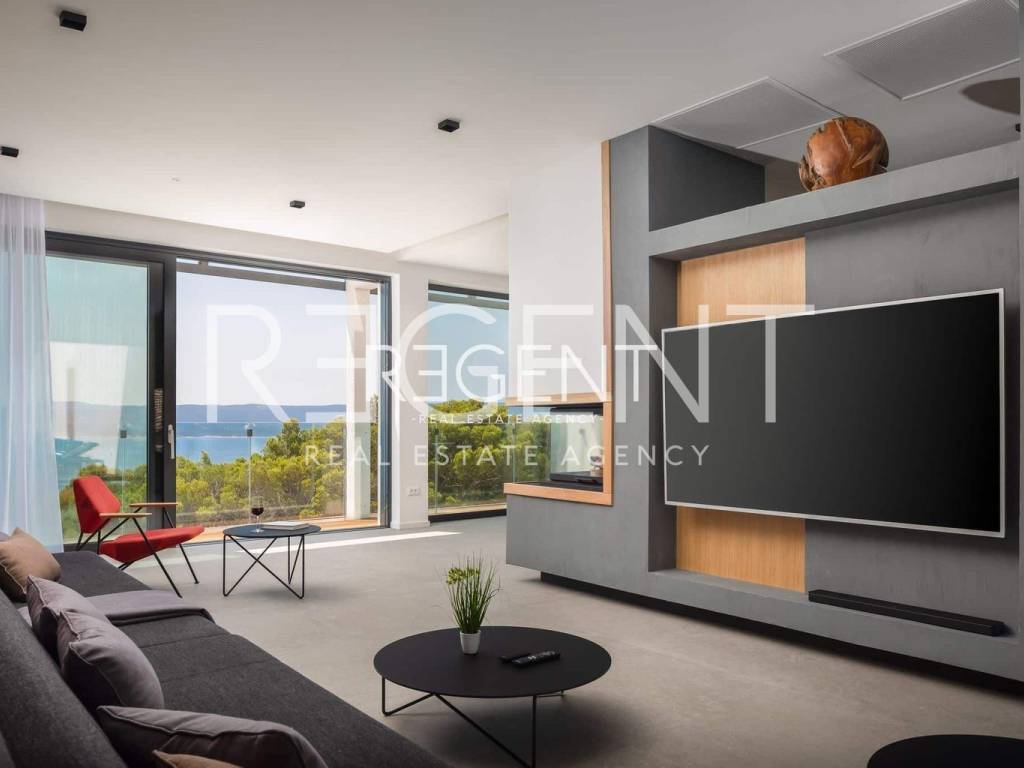 Villa Maestral, dnevni boravak i kuhinja 4