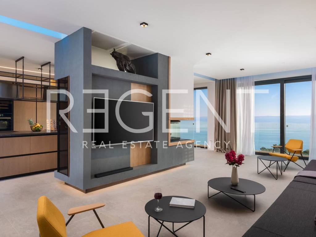 Villa Bura, dnevni boravak i kuhinja 12