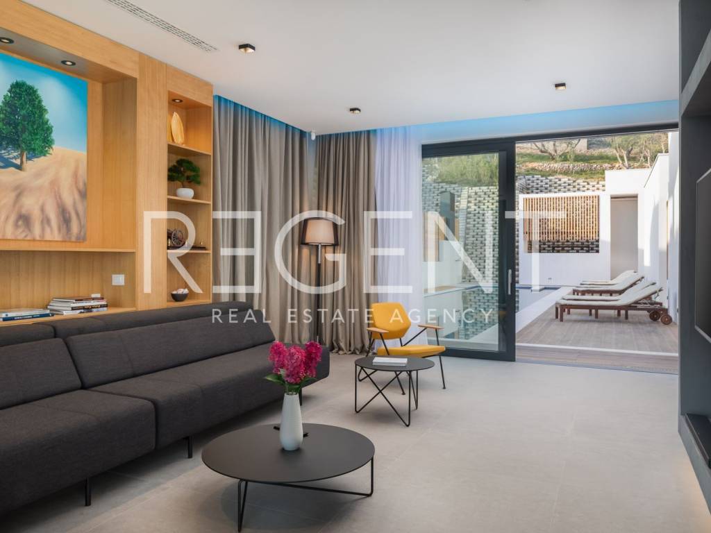 Villa Bura, dnevni boravak i kuhinja 2