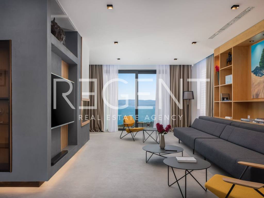 Villa Bura, dnevni boravak i kuhinja