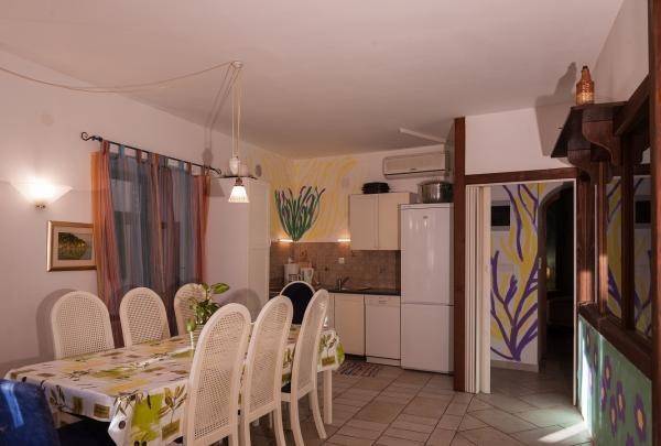 Living room with kitchen and terrace