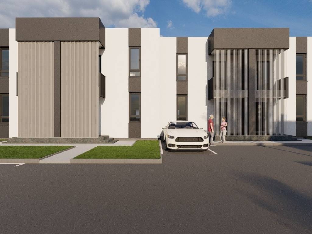 Render projekta Rugvica - kuće u nizu