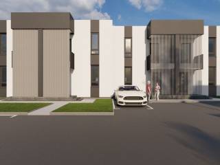 Render projekta Rugvica - kuće u nizu