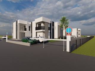 Render projekta Rugvica - kuće u nizu