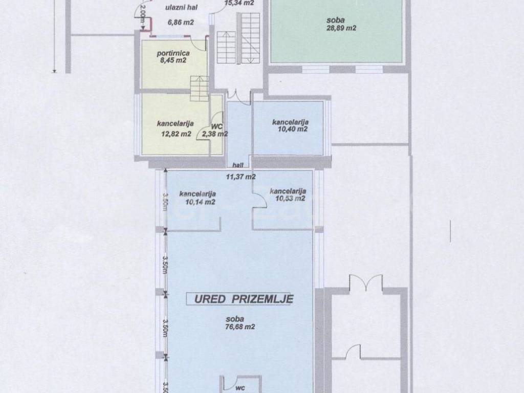 Poslovna zgrada, Zakup, Zagreb, Donji Grad