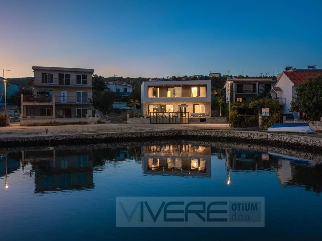 Villa at night