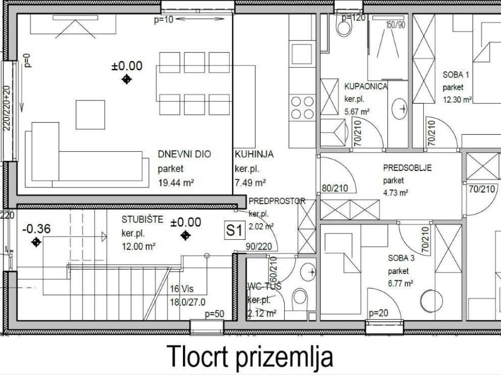Stan u novogradnji, Prodaja, Podstrana, Podstrana