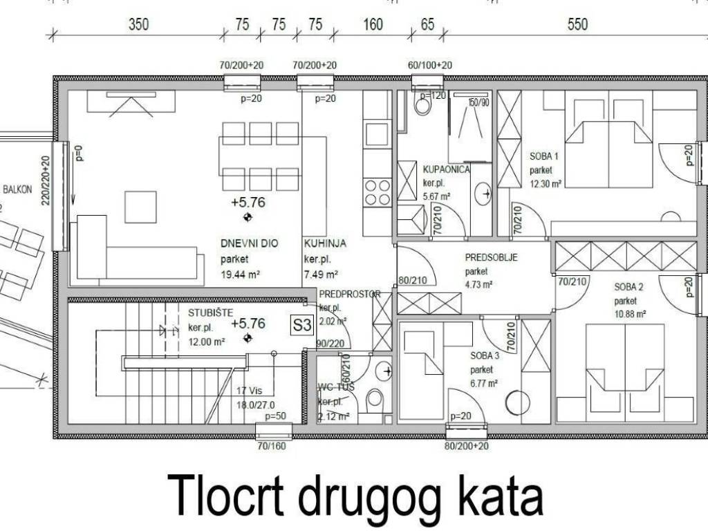 Stan u novogradnji, Prodaja, Podstrana, Podstrana