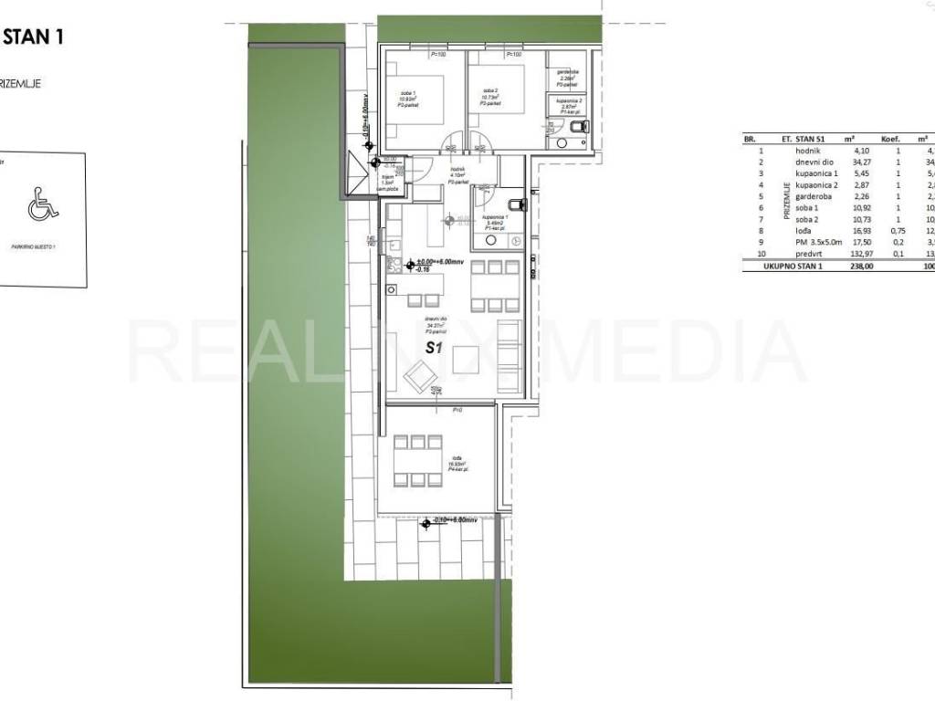 Apartman na moru, Prodaja, Privlaka, Privlaka