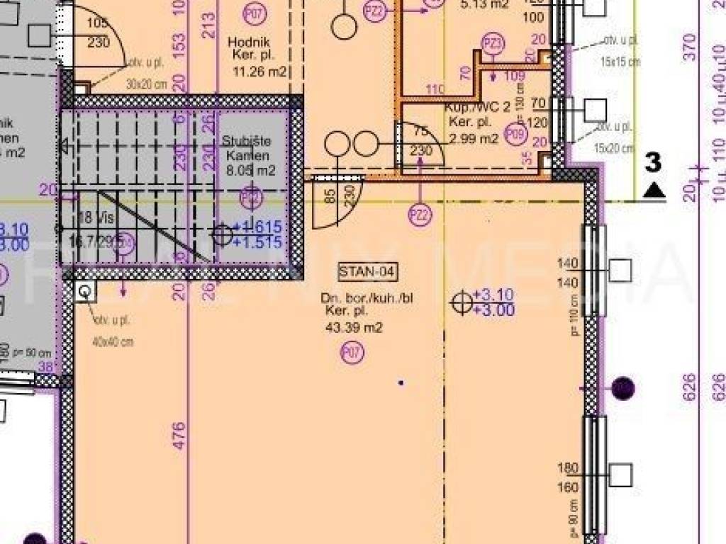 Luksuzni apartman, Prodaja, Sukošan, Sukošan