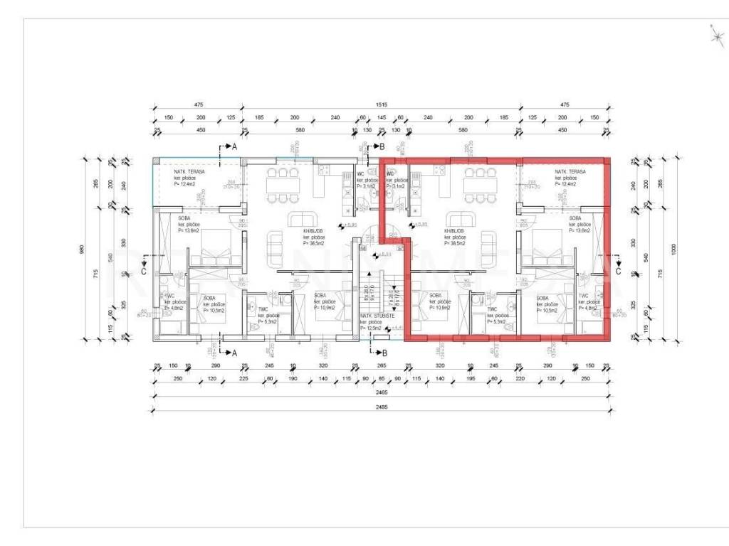 Apartman na moru, Prodaja, Privlaka, Privlaka