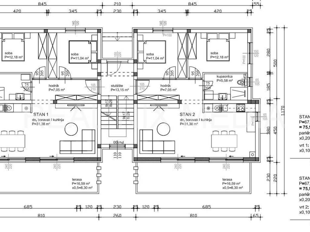 Stan u novogradnji, Prodaja, Sukošan, Sukošan