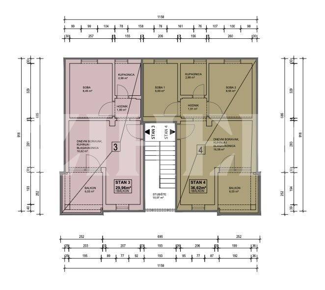 Apartman na moru, Prodaja, Preko, Poljana