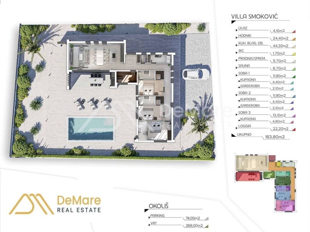 Vila, Prodaja, Zemunik donji, Smokovic