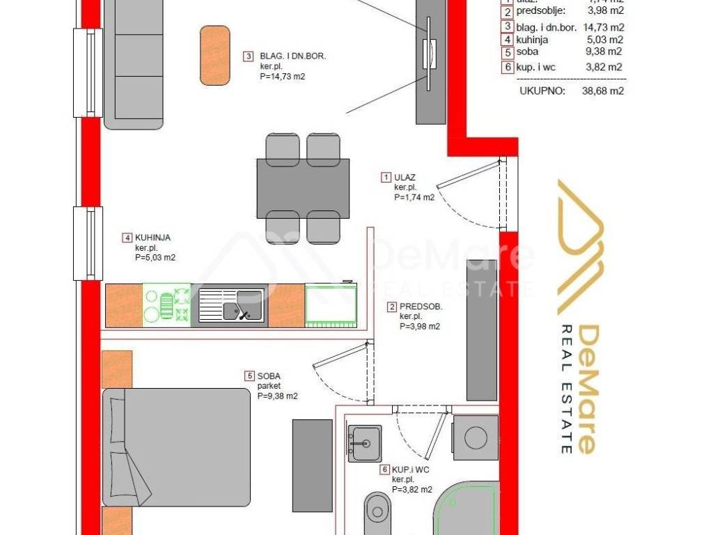 Stan u novogradnji, Prodaja, Zadar, Zadar