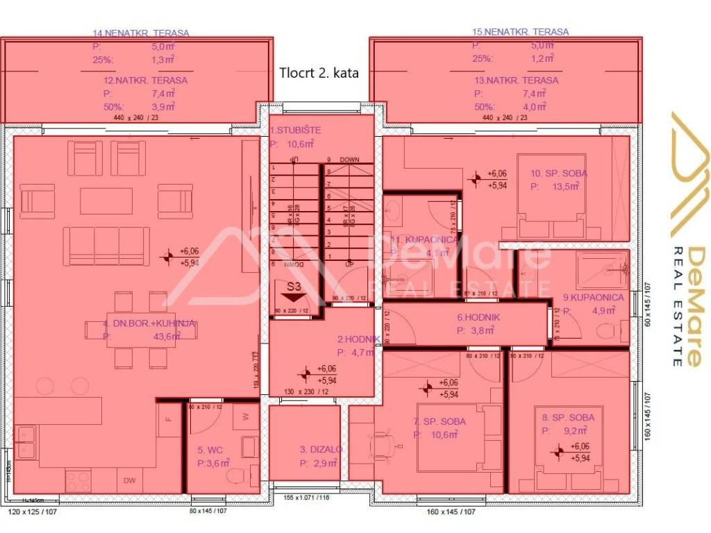 Luksuzni apartman, Prodaja, Sukosan, Sukosan