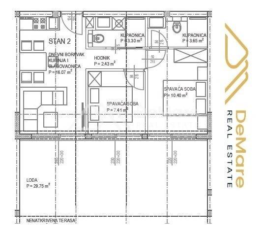 Luksuzni apartman, Prodaja, Nin, Zaton